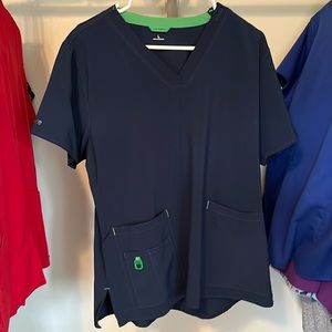 Carhartt Women’s Scrub Top Navy Blue